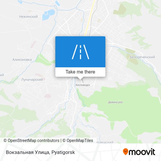Вокзальная Улица map