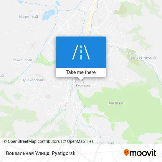 Вокзальная Улица map