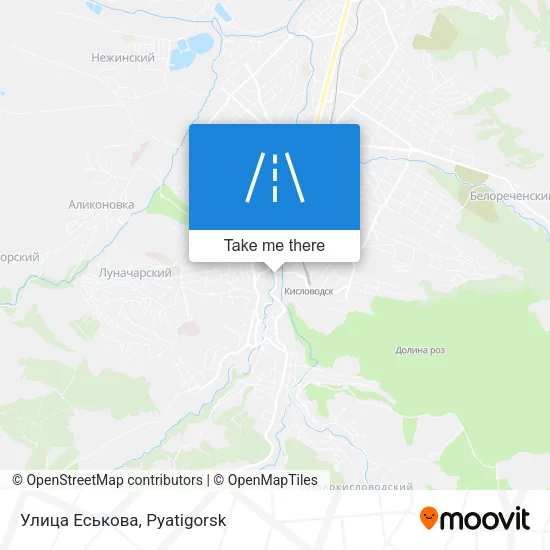 Улица Еськова map