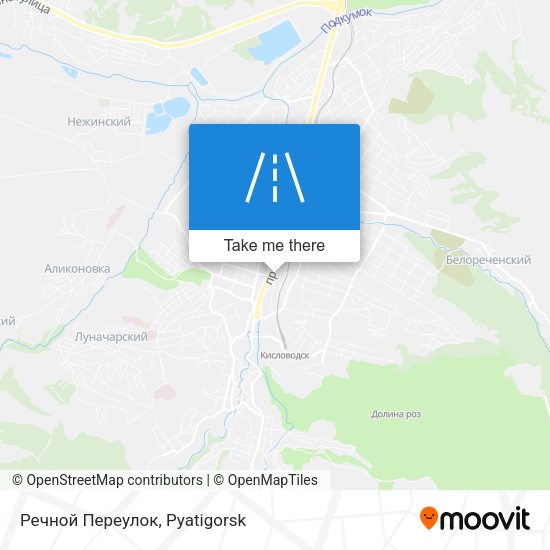 Речной Переулок map