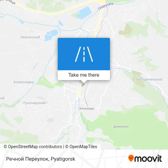 Речной Переулок map