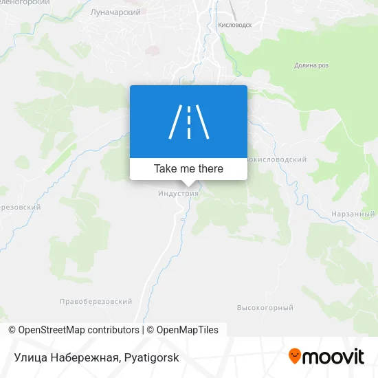 Улица Набережная map