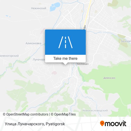Улица Луначарского map