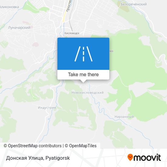 Донская Улица map