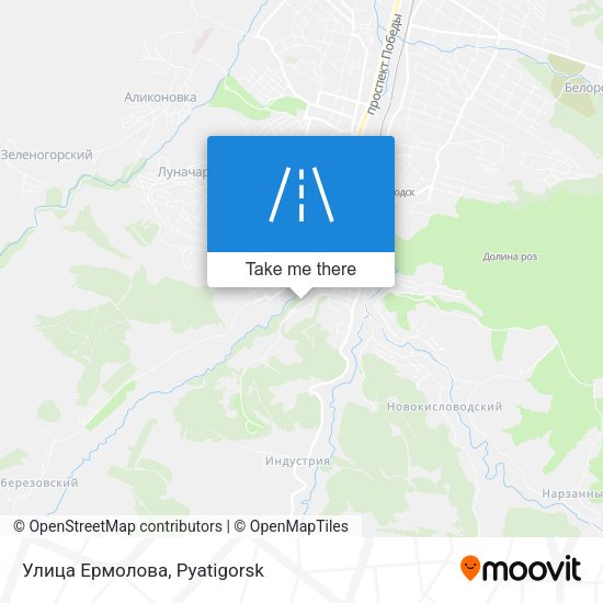 Улица Ермолова map