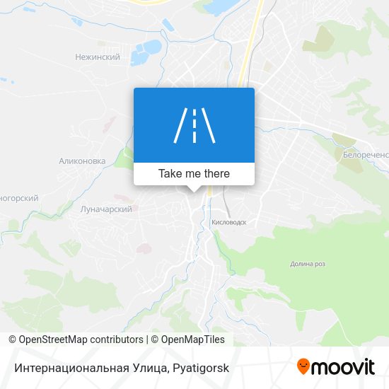 Интернациональная Улица map