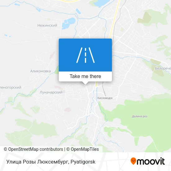 Улица Розы Люксембург map