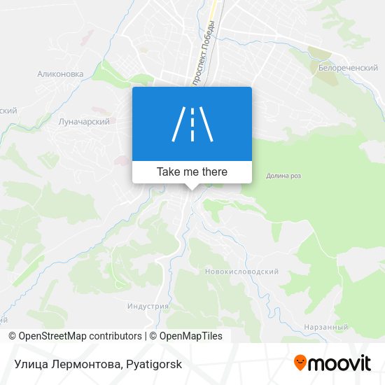 Улица Лермонтова map