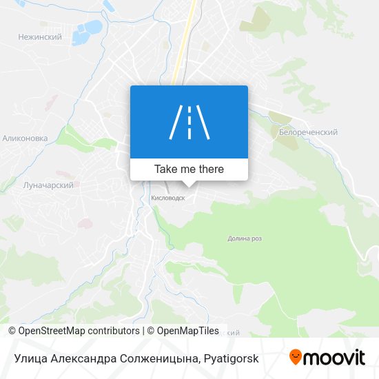 Улица Александра Солженицына map