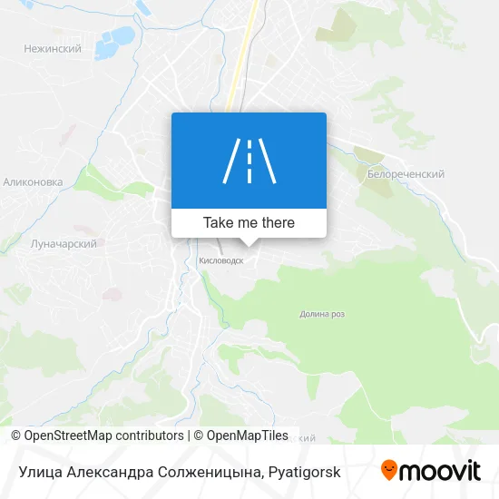 Улица Александра Солженицына map