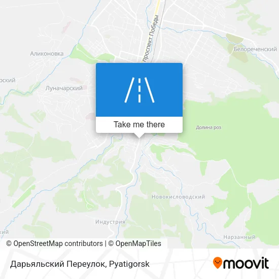 Дарьяльский Переулок map