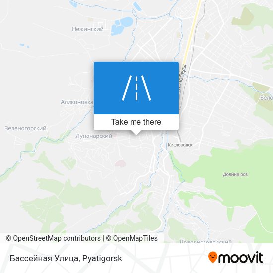 Бассейная Улица map