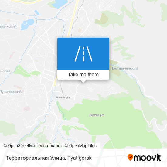 Территориальная Улица map