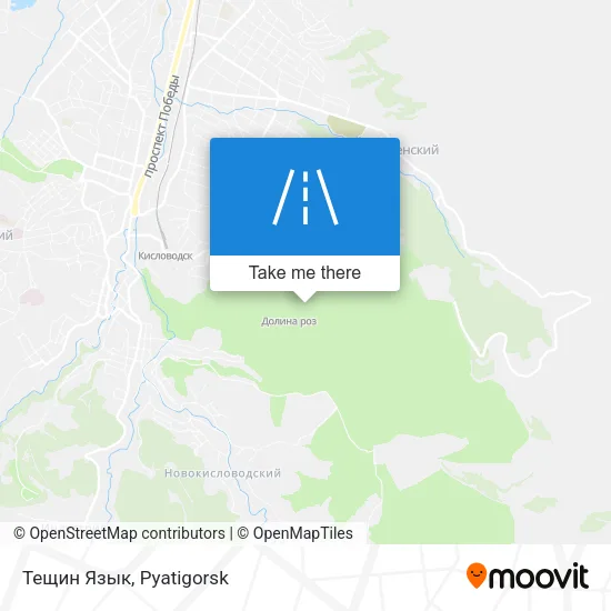 Тещин Язык map