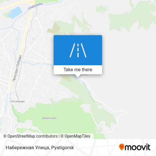 Набережная Улица map