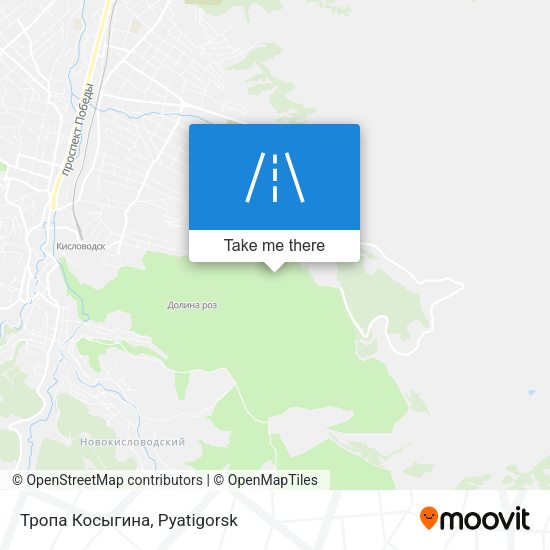 Тропа Косыгина map