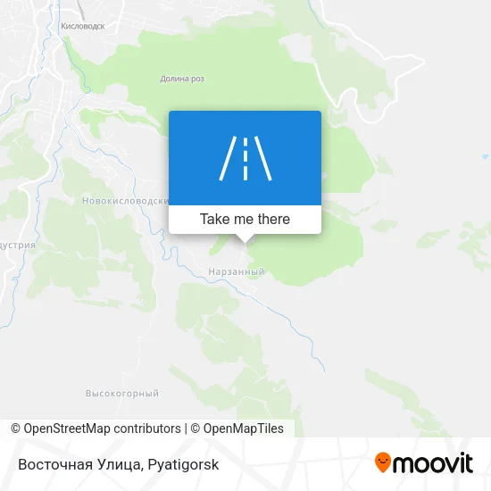 Восточная Улица map