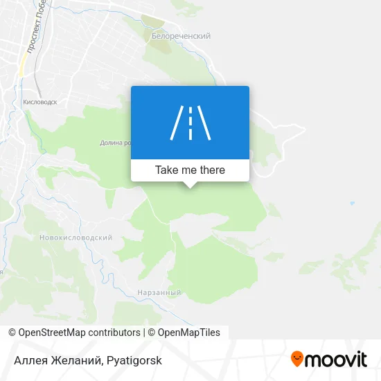 Аллея Желаний map
