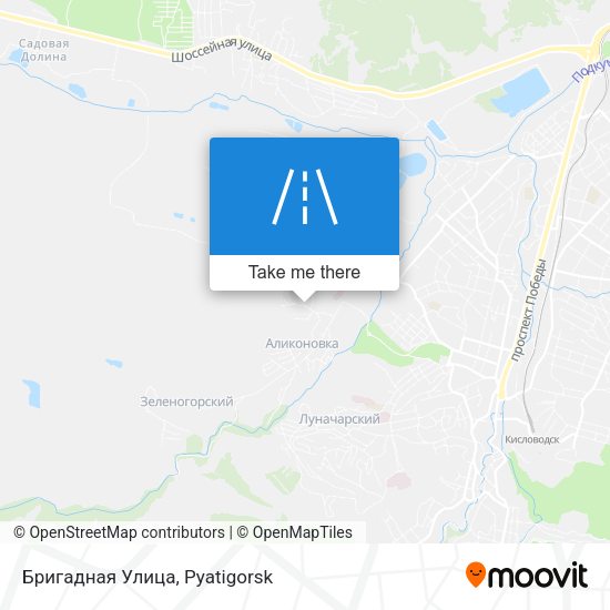 Бригадная Улица map