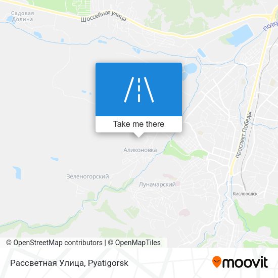 Рассветная Улица map