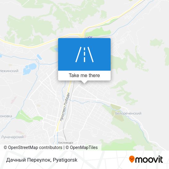 Дачный Переулок map