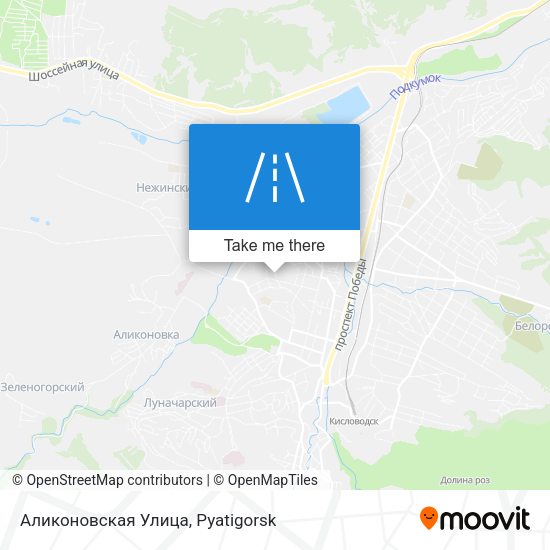 Аликоновская Улица map
