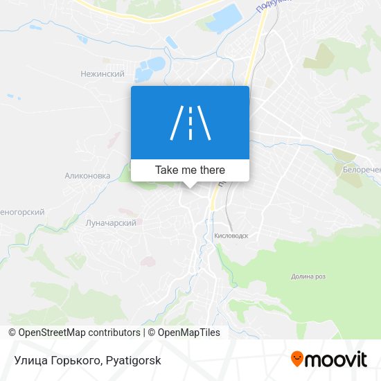 Улица Горького map