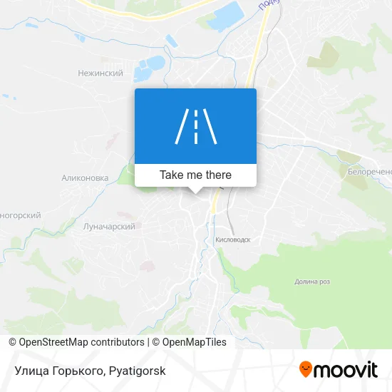 Улица Горького map
