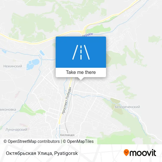Октябрьская Улица map