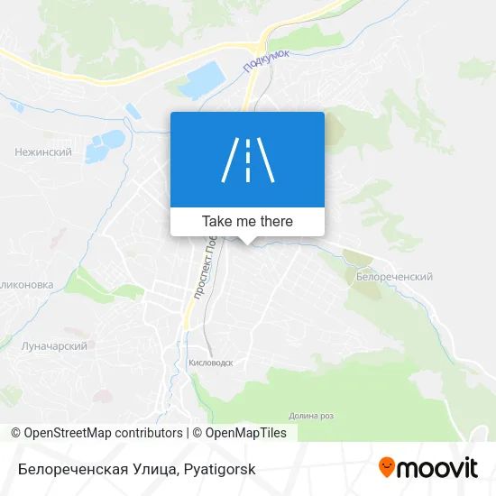 Белореченская Улица map