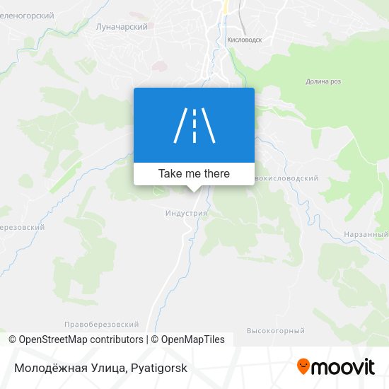 Молодёжная Улица map