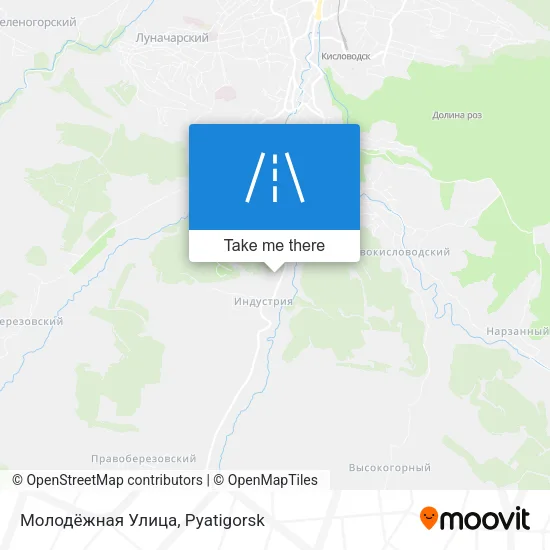 Молодёжная Улица map
