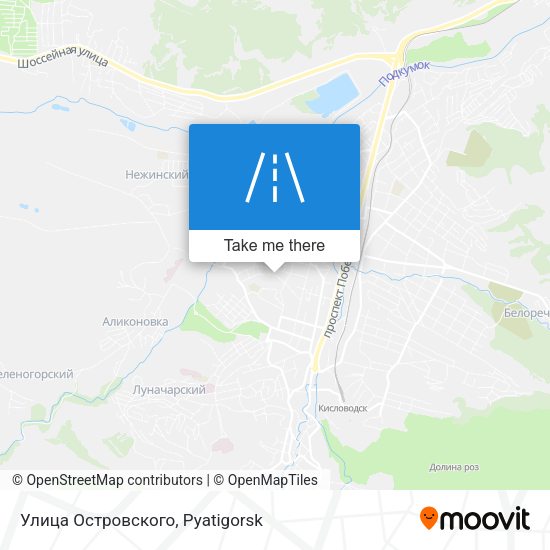 Улица Островского map