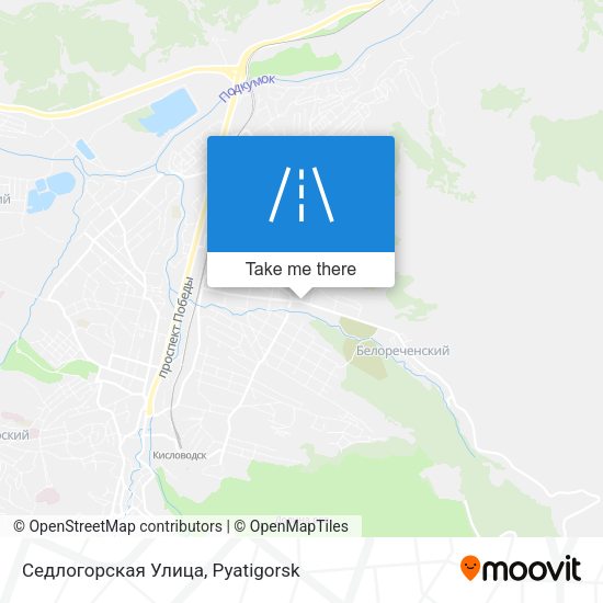 Седлогорская Улица map