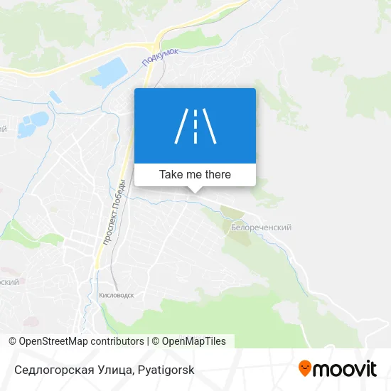 Седлогорская Улица map
