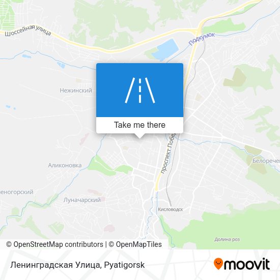 Ленинградская Улица map