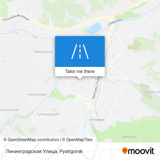 Ленинградская Улица map