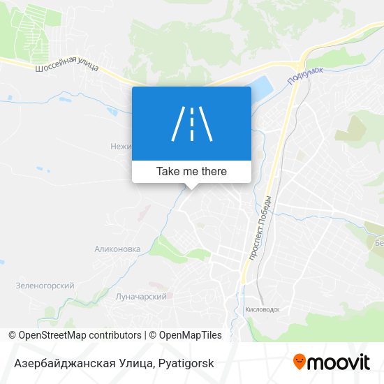 Азербайджанская Улица map