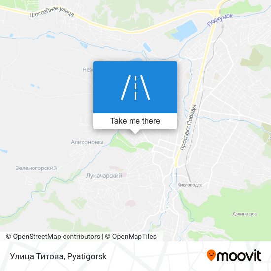 Улица Титова map