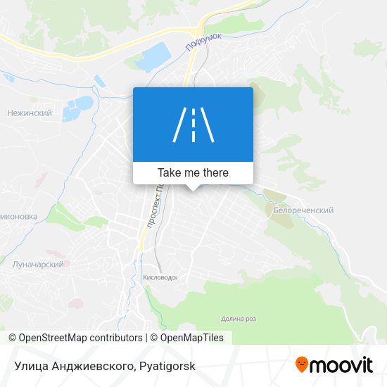 Улица Анджиевского map