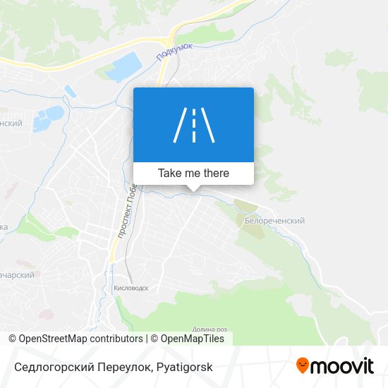 Седлогорский Переулок map