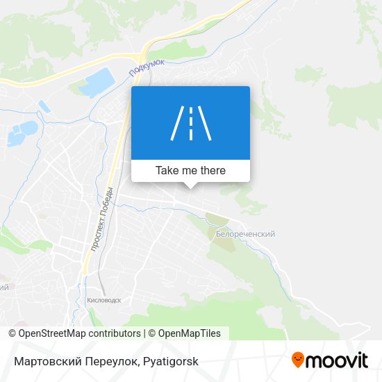 Мартовский Переулок map