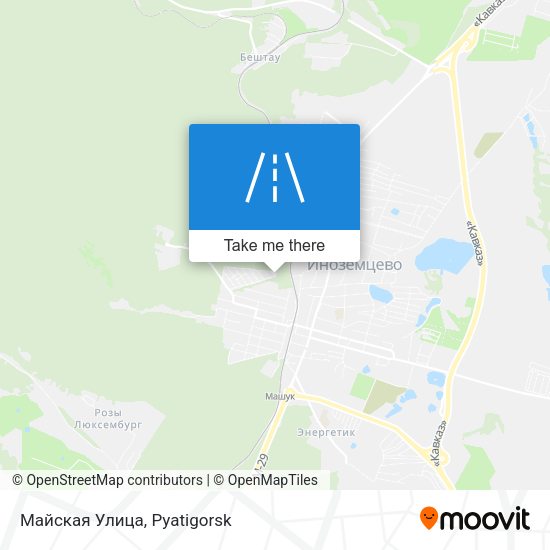 Майская Улица map