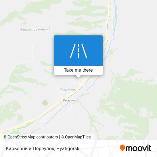 Карьерный Переулок map
