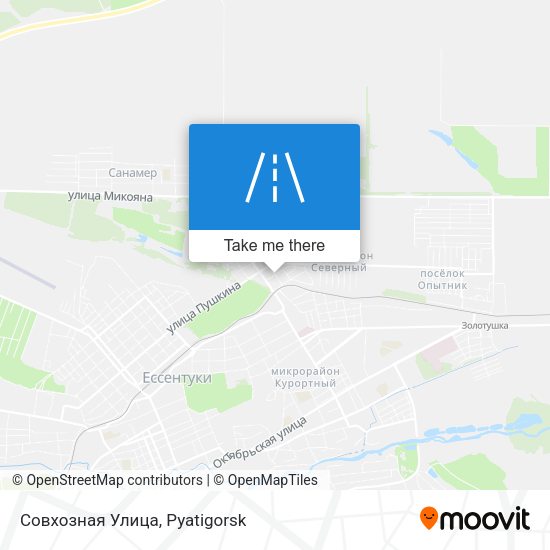 Совхозная Улица map