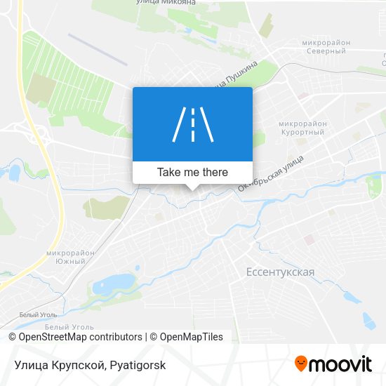 Улица Крупской map
