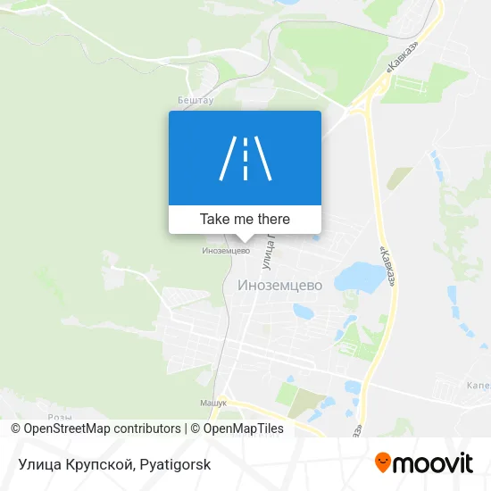 Улица Крупской map
