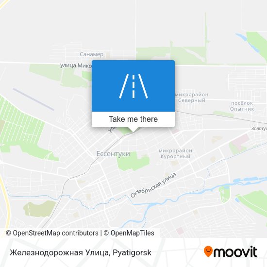 Железнодорожная Улица map