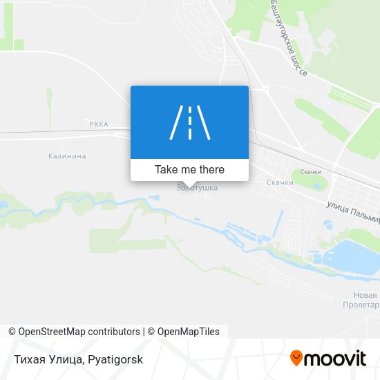 Тихая Улица map