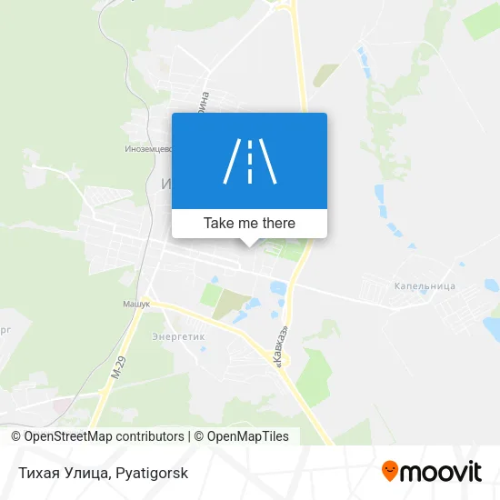 Тихая Улица map